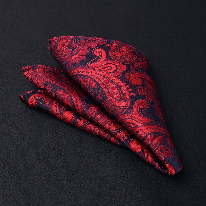 Men'S Suit Pocket Scarf Solid Color Suit Black Red Blue Business Wedding Handkerchief Small Square Scarf Breast Scarf Accessories - Image 3